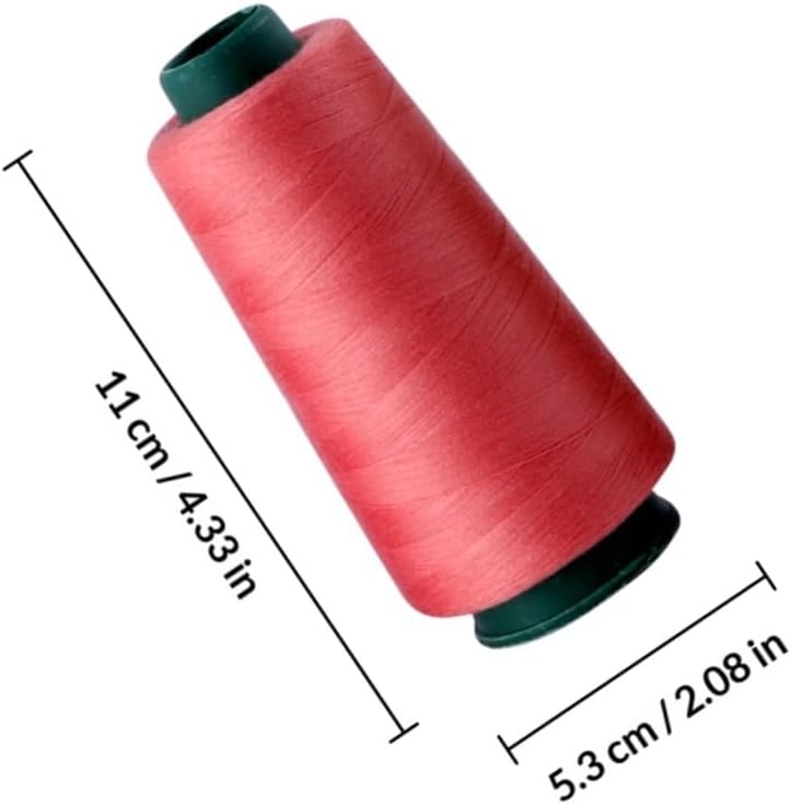 4pcs Polyester Embroidery Machine Thread Quilting Thread Set High-Speed Sewing for Domestic and Commercial Machines Pink Khaki Light Gray Watermelon Red Random Color