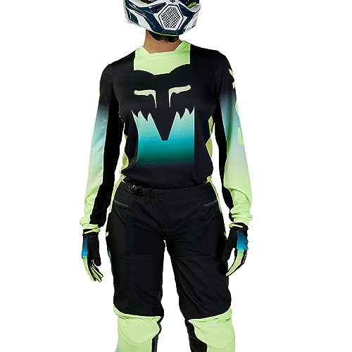 Opiniones y reviews de Playeras Motos los mejores 5. 44 Fox Racing 180 Flora - Playera de Motocross para Mujer, Color Negro/Amarillo, Talla XS