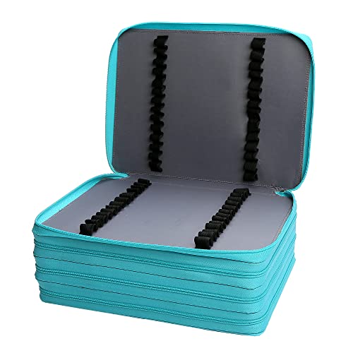 Image of Marker Pen Organizer Case 224 Slots w /Handle & Shoulder Strap