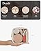 Pocmimut Mini Makeup Bag,Clear Makeup Bag Travel Toiletry Bag Pouch Purse Car Accessories Cute Stuff for Women,Travel Essentials Organizers,Beige