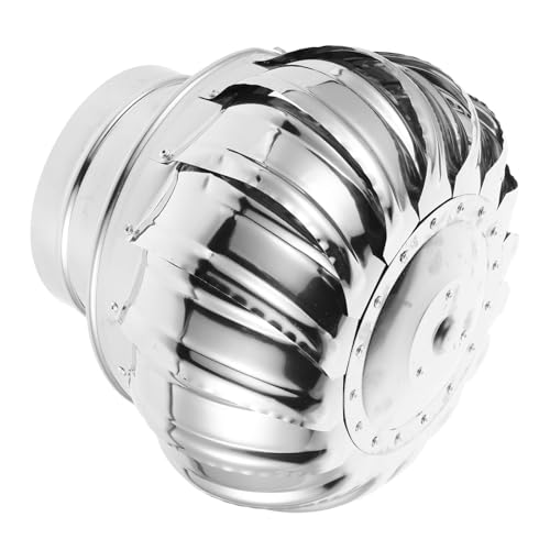 Uonlytech Sombrerete Giratorio de Ventilación Inoxidable para Tejados y Conductos de Aire en Hogares y Fábricas