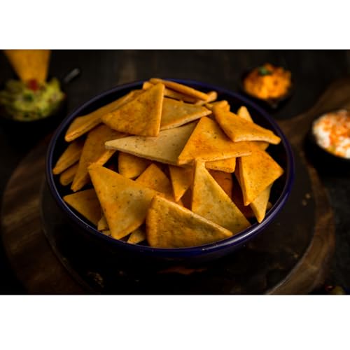 Image of Gourmade Soulful Snacking Pita Chips Chipotle and Barbeque Smoky | Baked Pita Bread | Pita Baked, 250g(each Pack 125g) |Dip Starter Snack|Mediterrianean Pita Bread |Nachos & Tortillas
