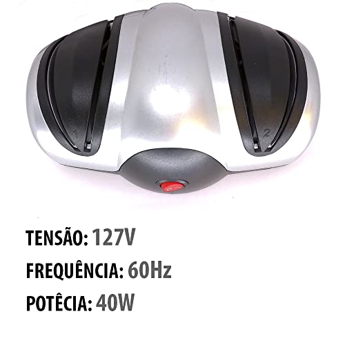 Amolador afiador de facas elétrico cozinha e esportivas 127V
