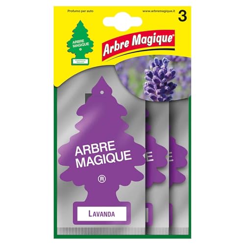 Profumatore Per Auto Arbre Magique Mono - Fragranza Lavanda - Durata Fino A 7 Settimane - Made In Italy - Foto 3