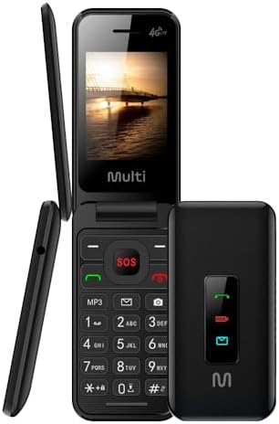 Celular Flip Vita 4G Dual Chip MP3 Preto Multi - P9227