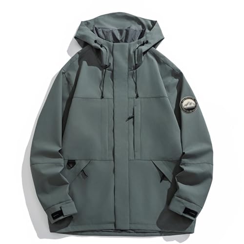 Chubasquero para hombre impermeable ligero y transpirable con estilo motero