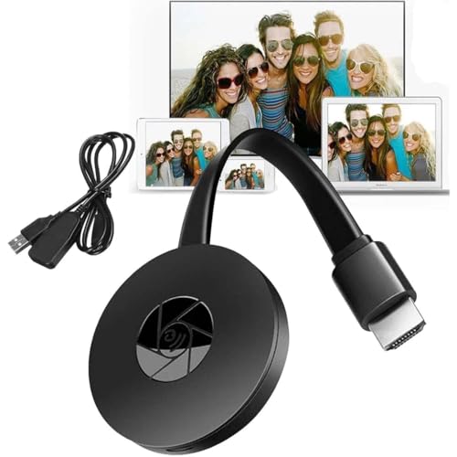 Fitspi 1080P Wireless Hdmi Screen Mirroring Display Dongle Adapter, Streaming Media Video Audio Wireless Extender, Wifi Streaming Movies Live Tv Recei