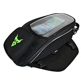 VVINMO Motorcycle Tank Bag 5.5L, Dual Mount, Phone Pouch(up to 7"), Waterproof Zipper, Univeral Meta