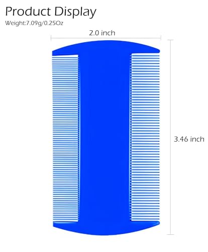 Peine de dientes finos doble cara yumflan 5 unidades miniatura 5