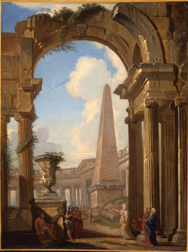 Poster Paolo Pannini ruines romaines pour habiller un grand mur vide