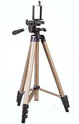 Tripé Para Fotografia com Clip Para Smartphone, Weifeng WT3130, Alumínio Anodizado