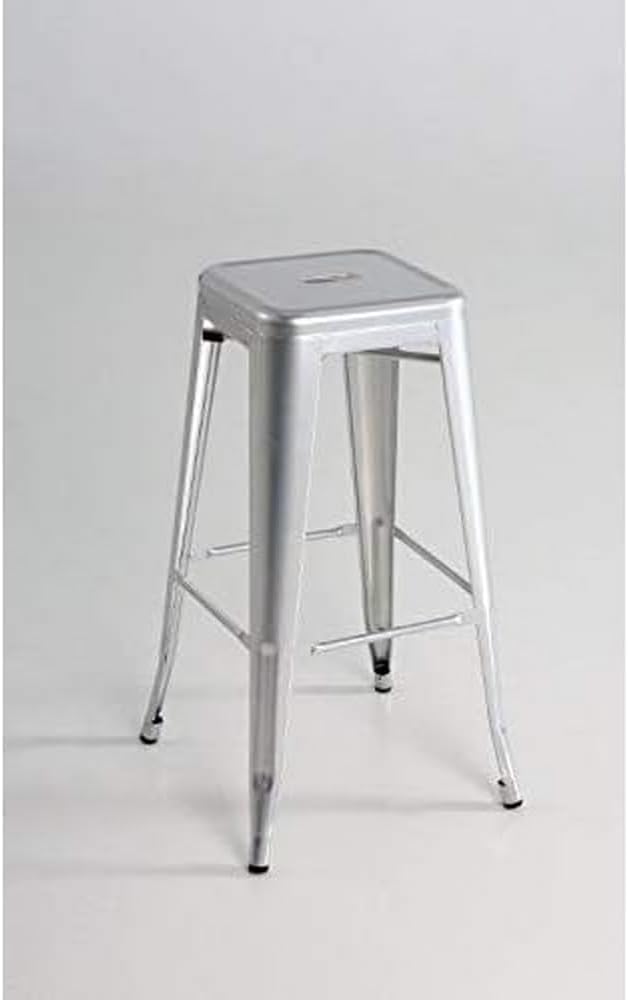 5020519010 Bar Stool Metal White