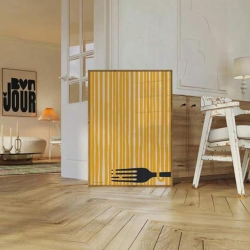 Peintures décoratives pâtes rétro pour réchauffer une cuisine blanche