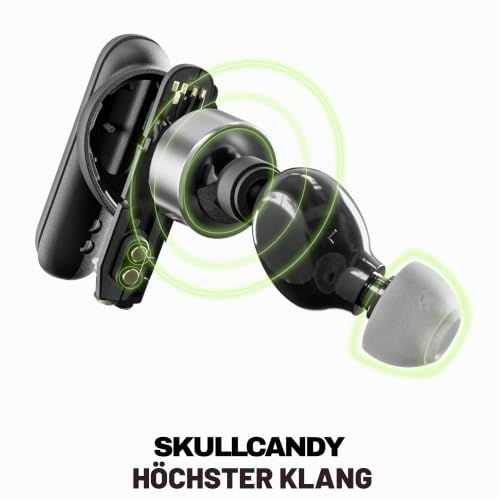 Skullcandy Smokin’ Buds Wireless Earbuds - Klares Schwarz – Ansicht 6