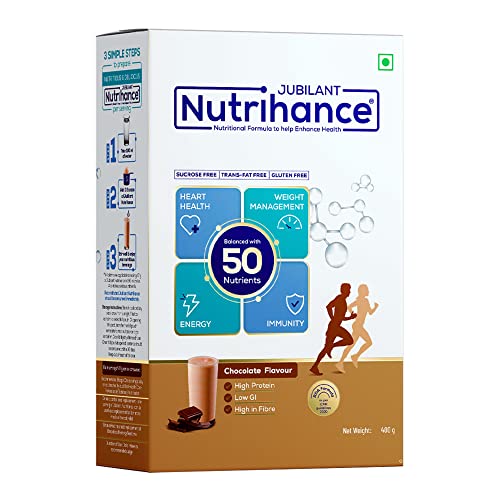 Image of Complete Nutritional Drink Balanced with 50 Vital Nutrients | Nutrition Drink (400 g Chocolate Flavored)