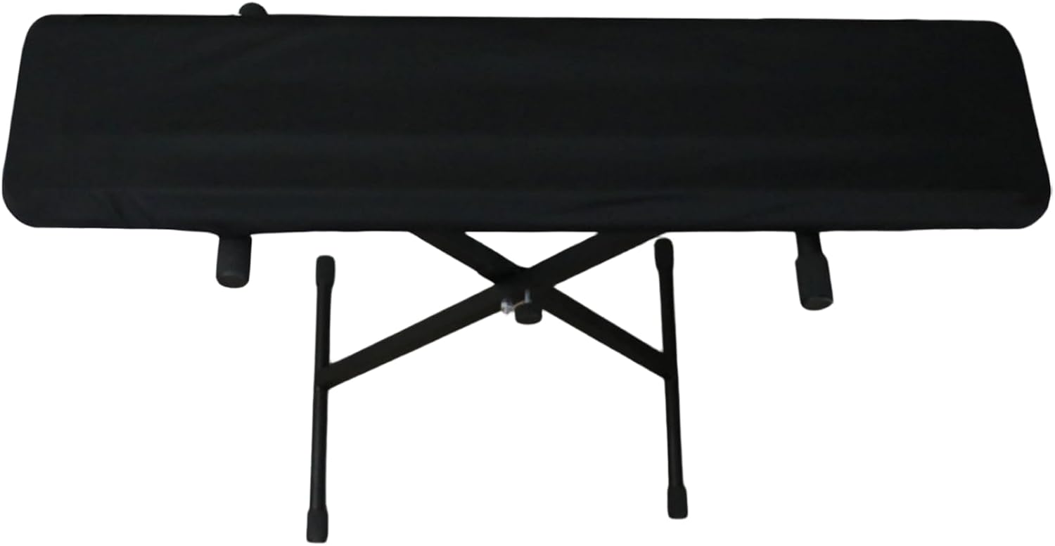 1pcs 88 Keyboard Case, Piano Keyboard Cover, Milk Fiber, High Resilience No Objectional Odor for 61/71/88 Keys (Black)