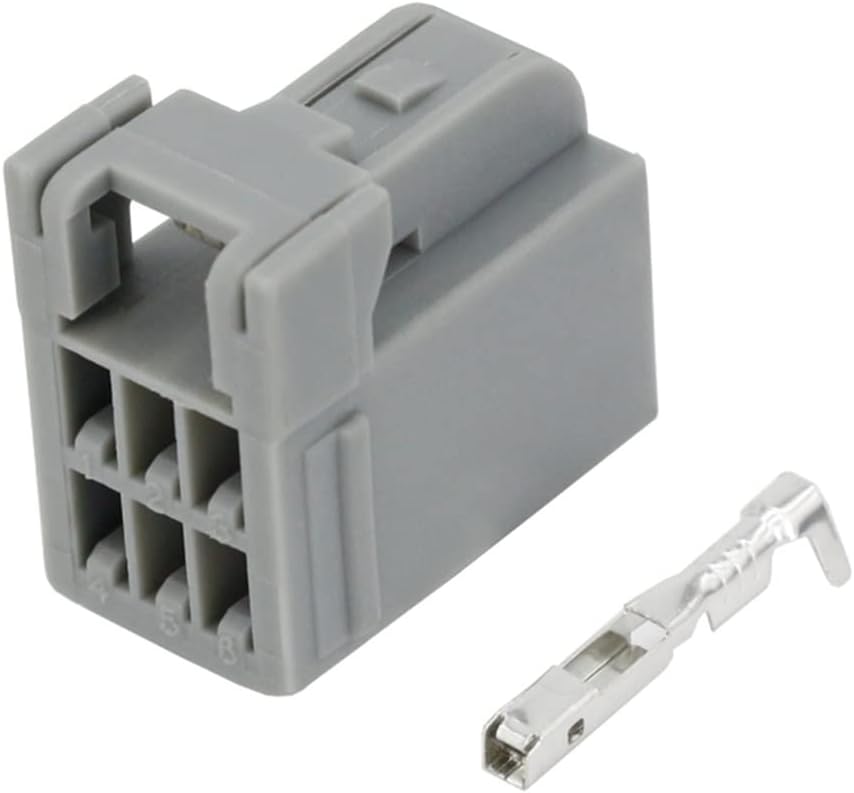 10 Sets 6 Pin Auto Female Wiring pl;/UG Automotive Electrical Connectors with Terminal 7283-5532-40 HD0681-1.8-21 6P