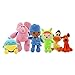Bleyoum Peluche Jouet Lot De 2 15-27 Cm Pocoyo Jouets Elly Pato Loula Peluche Poupée Pocoyo Chien Canard Éléphant Doux Peluche Poupées Jouet Fête Fournitures