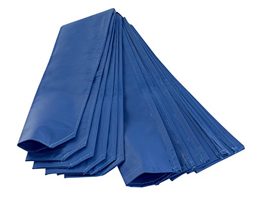 Upper Bounce Trampoline Pole Sleeve Covers, Replacement Padding Protectors, Durable Weather-Resistant Outer Wrap, Easy Install Accessories and Parts, Set of 6, Blue