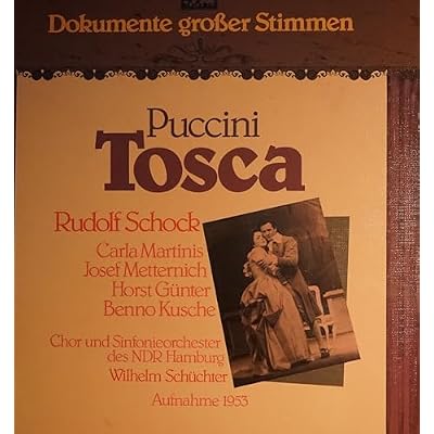 Giacomo Puccini, Tosca (VINYL-BOX) Dokumente gro&szlig;er Stimmen
