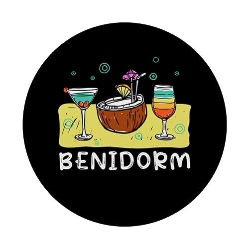 Benidorm Vacation Beach PopSockets Swappable PopGrip - Image 3