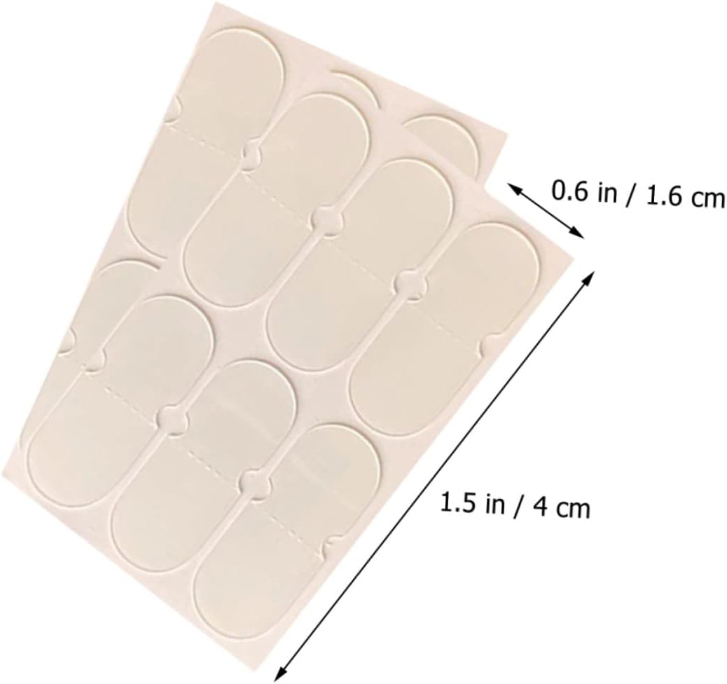 Gatuida 120pcs Transparent for Protruding Ear Tape for Correction Discreet Comfortable Vertical Ear Patches for Daily Use Special Occasions