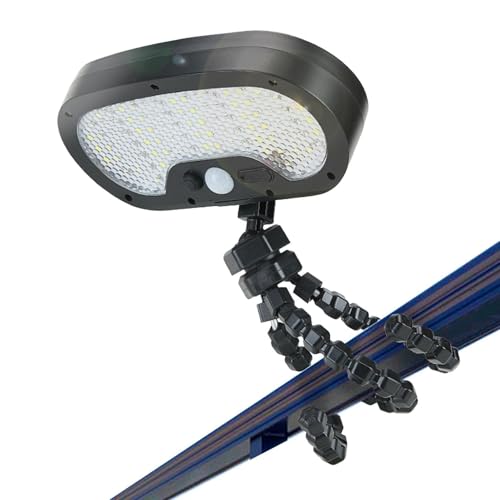 Lampe solaire avec détecteur de mouvement pour illuminer vos soirées de camping et terrasses