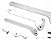 8MILELAKE Adjustable Hook And Pin Wrench/Spanner Tool Set