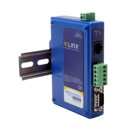 B+B SmartWorx VESR901 B&B VLINX, 1PORT, DB9, ESS, DIN, CU ETHERNET - 1 x Network (RJ-45) - 1 x Serial Port - Fast Ethernet - Rail-mountable
