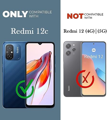 Image of Jkobi Back Cover Case for Xiaomi Redmi 12C (Matte Liquid Silicone | Micro-Fiber Cloth Inside | Camera Protection | Shockproof | Pink)