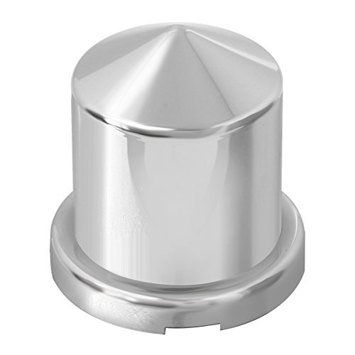 Image of GG Grand General 10063SP 7 /8 X 15 /16 X 1-9 /16 Inches Chrome Plastic Pointed Nut Cover with Flange