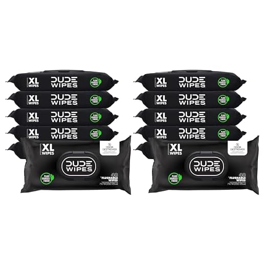 DUDE Flushable Wipes - 48 Count
