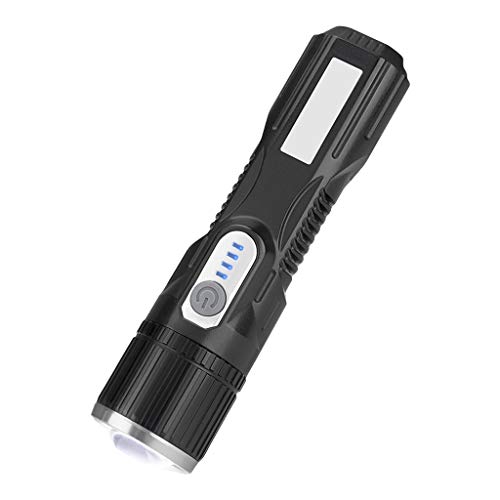 LED Strong Light Aluminum Alloy Rechargeable Flashlight Rechargeable...