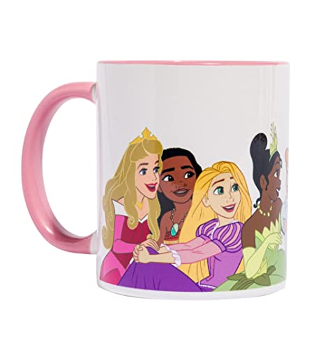 Image of Pyramid International Disney Princess Pink Handle Mug, Ceramic, Mug, 312ml