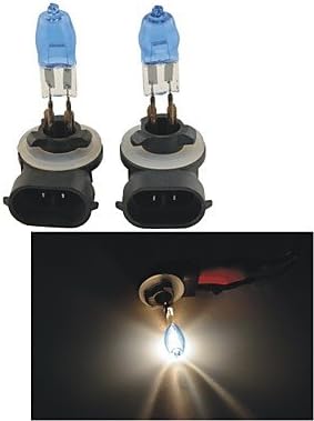 Rayshop - Carking HOD 881 100W 5500K Ultra Bright Car Warm White Light Bulbs (DC 12V/Pair) ( Color : Black )