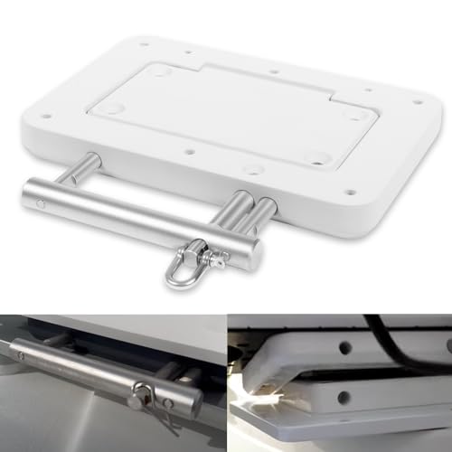 010-12832-61 Quick Release Bracket Plate Mount System Replacement for Garmin Force Kraken Trolling Motor, 010-12832-60 Marine-Grade Aluminum Bracket, UV Resistant