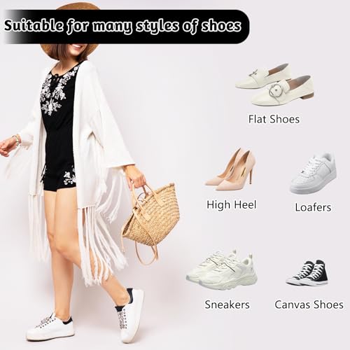 Giantree 5 Pairs No Show Socks, Flat Socks for Women, Black No Show Socks Nylon Socks Silk Sock Liners, Low Cut Liners Non Slip Dress Socks for Invisible, Loafers, Sneaker, Flats, Boat Socks(Style B)4