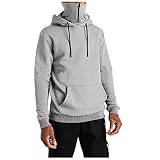 Polyester Cropped Gents Loose Fitting O-Neck Autumn Hoodies Long Sleeve Solid Modern Softest Date Ni