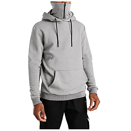 Polyester Cropped Gents Loose Fitting O-Neck Autumn Hoodies Long Sleeve Solid Modern Softest Date Night Extra Long Pleated Hoodies Mens #TOP5