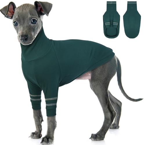 OUOBOB Greyhound Dog Sweater, Italian Greyhound Coat for Small Dogs, Whippet Pullover Turtleneck...