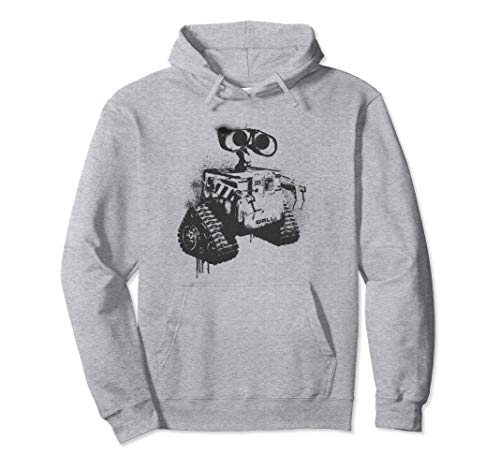 Disney Pixar Wall-E Spray Paint Stencil Pullover Hoodie