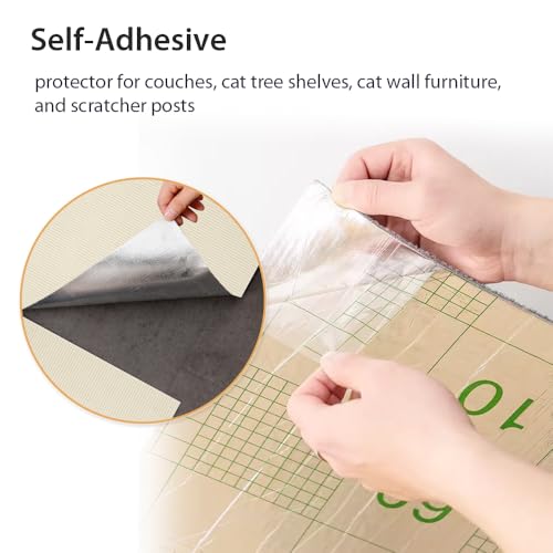 NATUYA Tapete arranhador para gatos, 100 x 40 cm, tapete de substituição para prateleiras de árvore