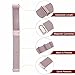 HARFINGTON Stainless Steel Mesh Watch Band 16mm Quick Release Metal Replacement Watch Strap with Magnetic Buckle for Men Women, Rose Pink
