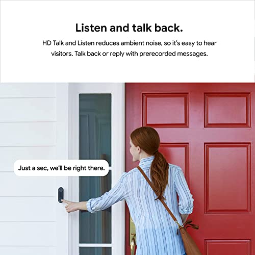 Google Nest Doorbell (Wired, Renewed) — view 4