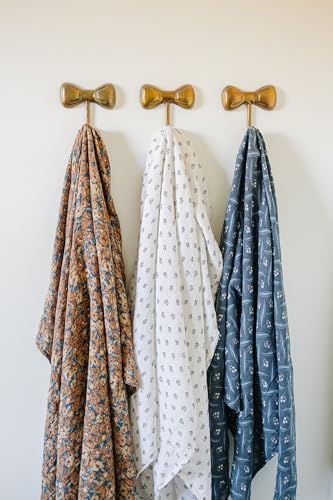 Image of Mebie Baby Navy Berry Muslin Swaddle, Modern and Neutral Swaddle Blanket for Baby Girl or Boy, Soft Baby Blankets, Newborn Swaddle Blanket, 0-3 Month, Comfy Wrap, Baby Essentials & Gifts