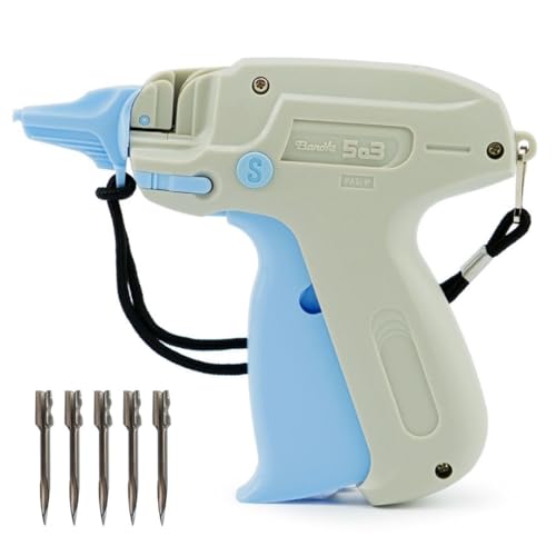 Pokornys - Pistolet d'étiquetage Banok 503S Standard - en kit avec 5 Aiguille de Rechange I Dispositif d'étiquetage pour Fixer des étiquettes et des...