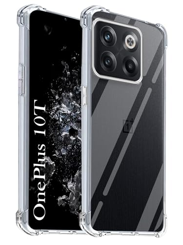 Image of Jkobi Back Case Cover for OnePlus 10T (Shockproof Crystal Clear Anti Yellow Case | Drop & Camera Protection | Hard Polycarbonate)