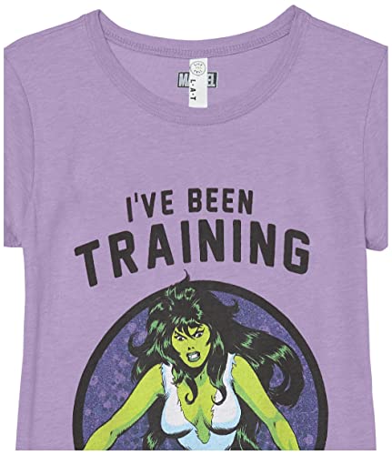 Marvel Little, Big Classic She Hulk Vintage Training Girls Short Sleeve Tee Shirt2