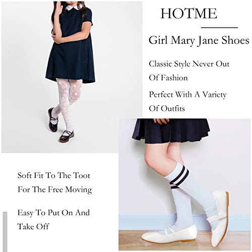 Girls Dress Shoes Mary Jane Flats Shoes for Girl Back to School Ballet Flat Princess Shoe3