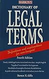Dictionary of Legal Terms: A Simple Guide to the language of Law (English Edition)